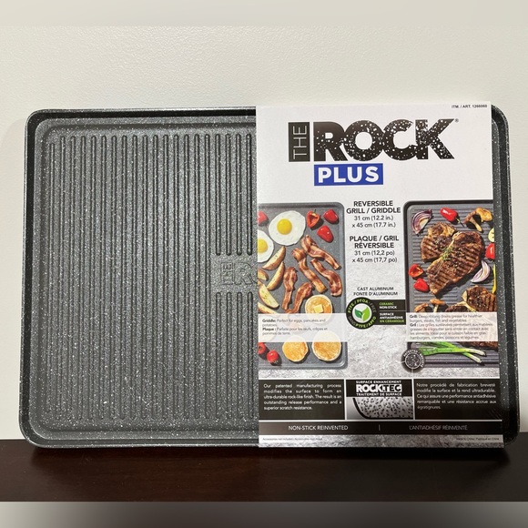 The Rock Plus Kitchen The Rock Plus Reversible Grillgriddle Poshmark